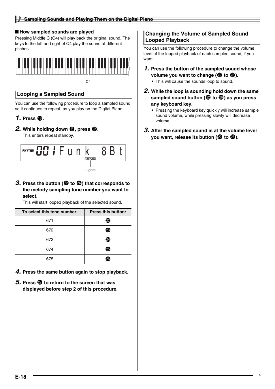 Casio CDP-200R User Manual | Page 20 / 78