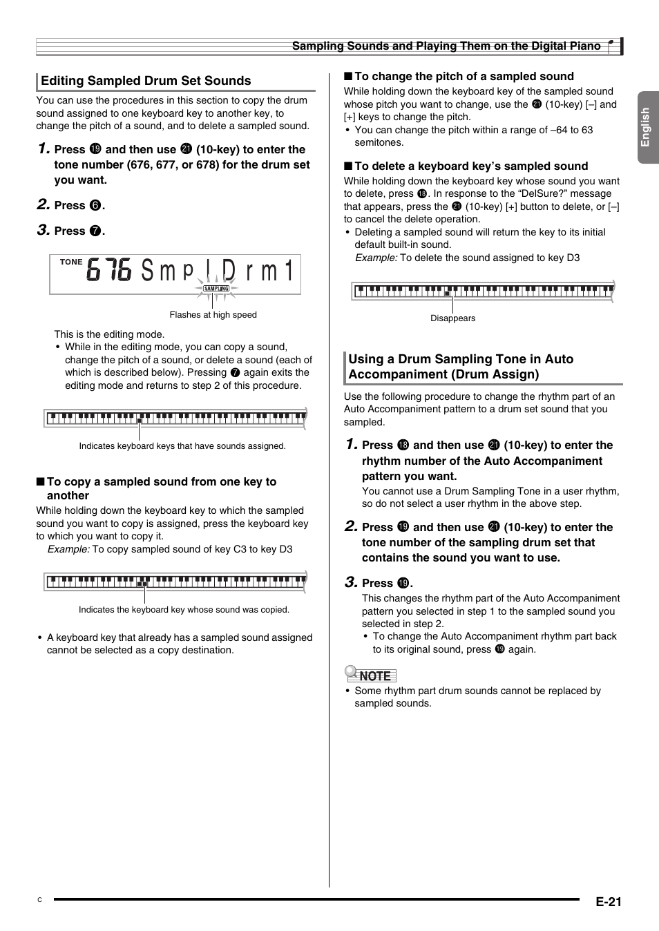 Casio CDP-200R User Manual | Page 23 / 78