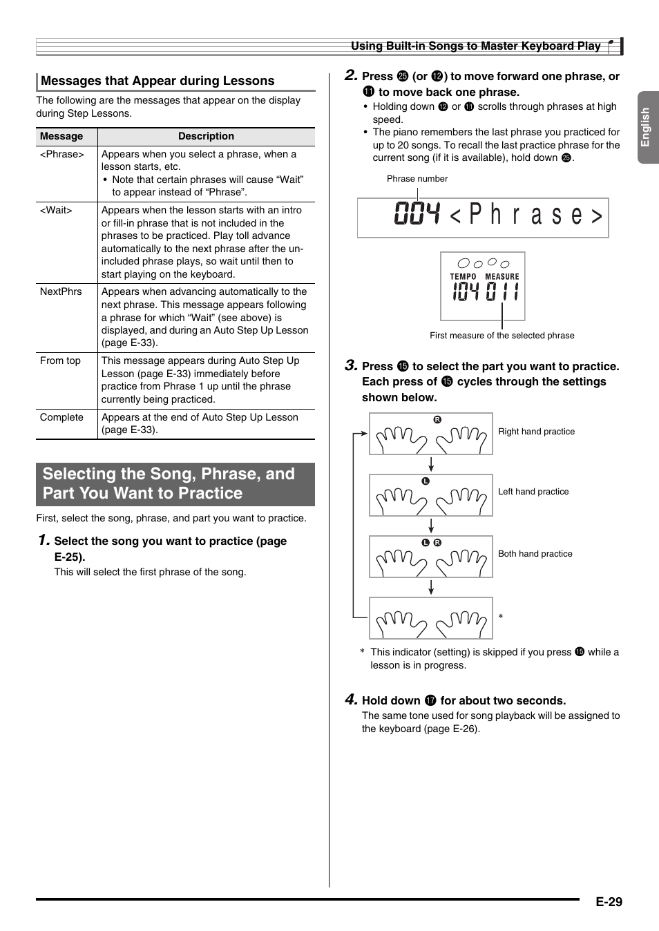 Casio CDP-200R User Manual | Page 31 / 78