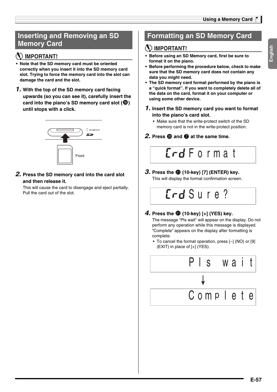 L e t e | Casio CDP-200R User Manual | Page 59 / 78