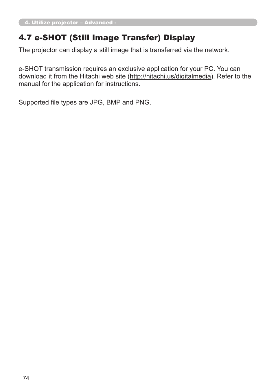 7 e-shot (still image transfer) display | Dukane 8944 User Manual | Page 168 / 178
