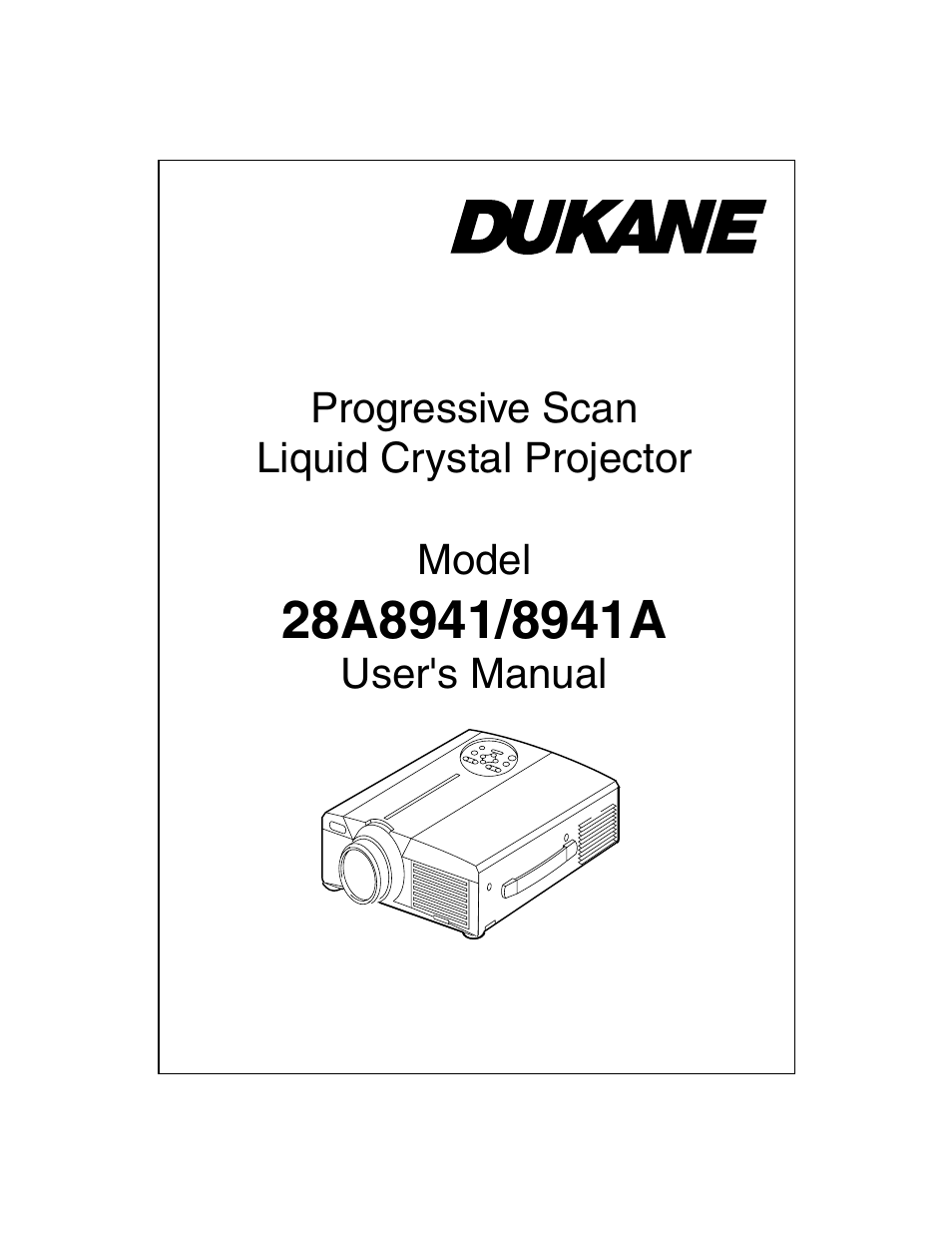 Dukane 8941A User Manual | 42 pages