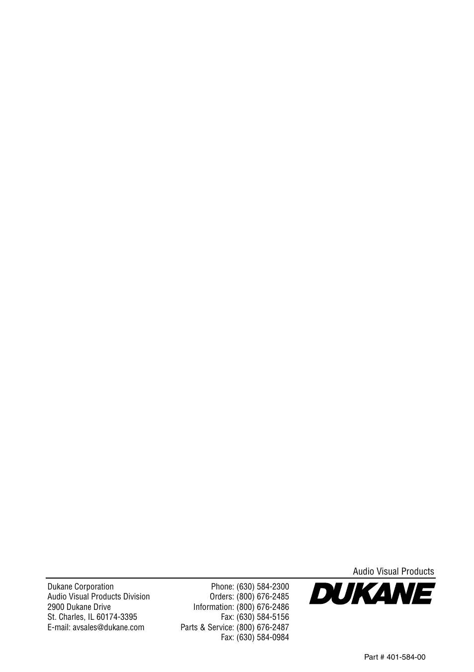 Dukane 28A8910 User Manual | Page 50 / 50