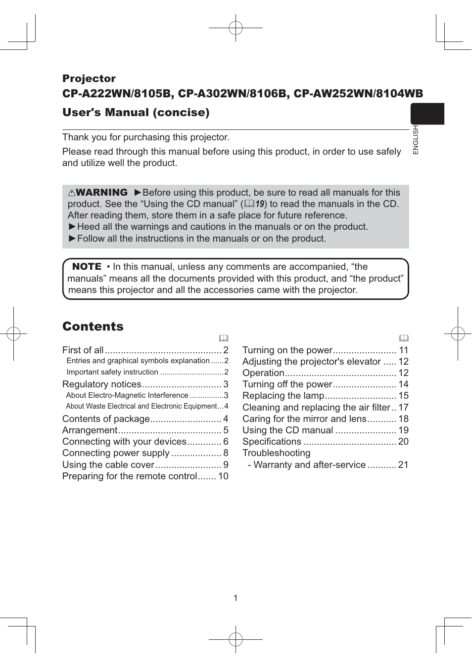 Dukane Data Video Projector 8105B User Manual | Page 3 / 26
