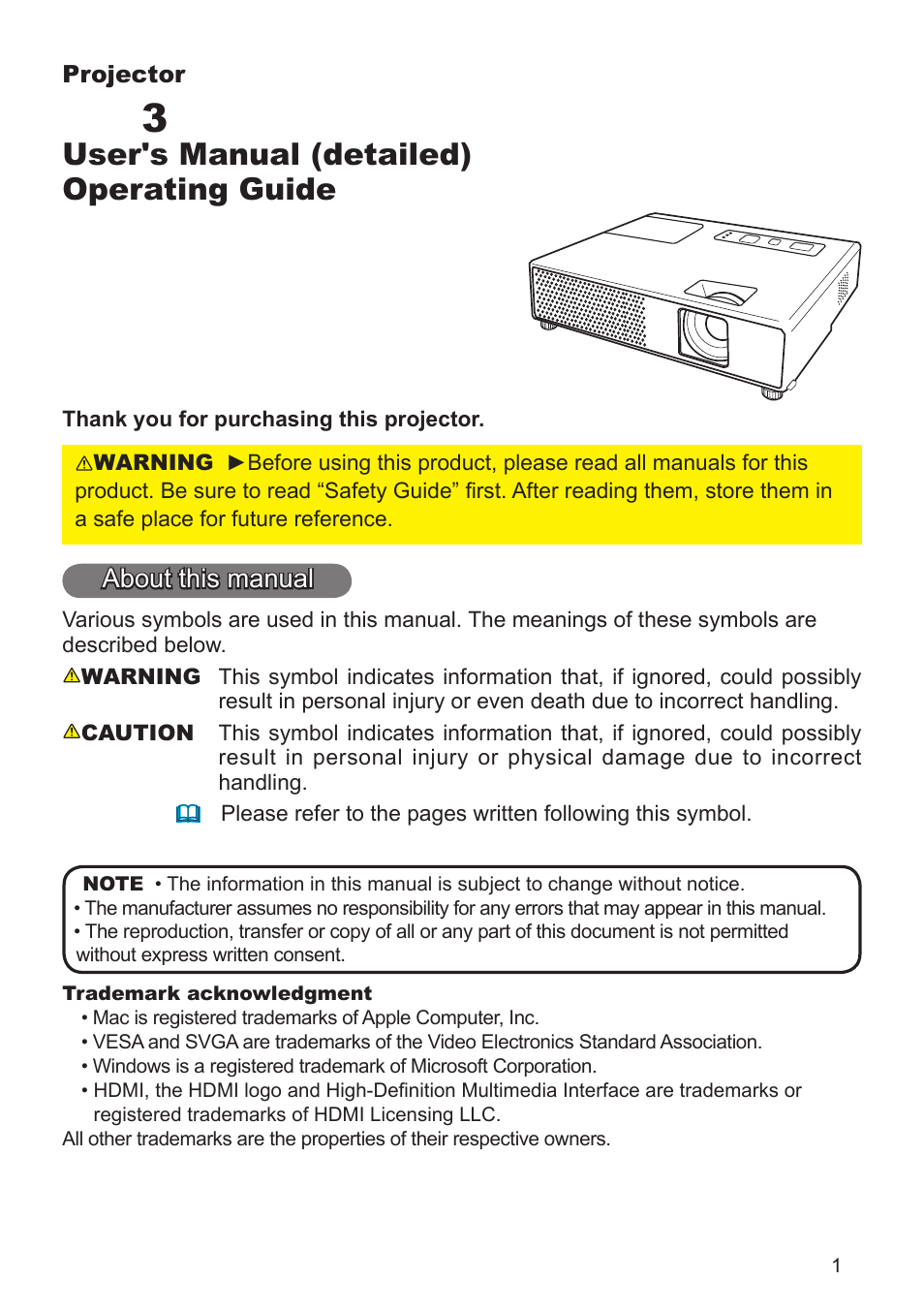 Dukane Projector 8783 User Manual | 61 pages