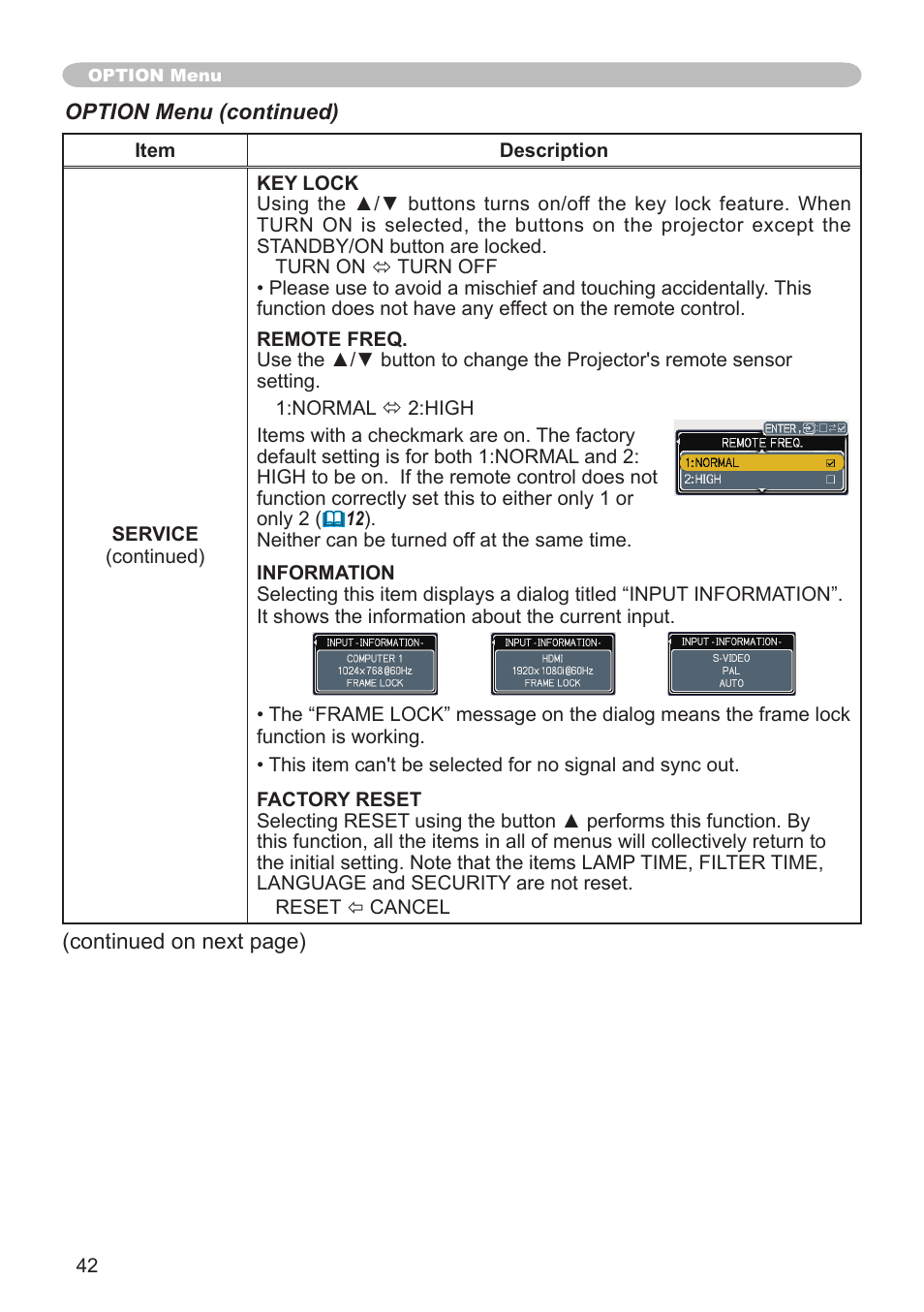 Dukane Projector 8783 User Manual | Page 42 / 61
