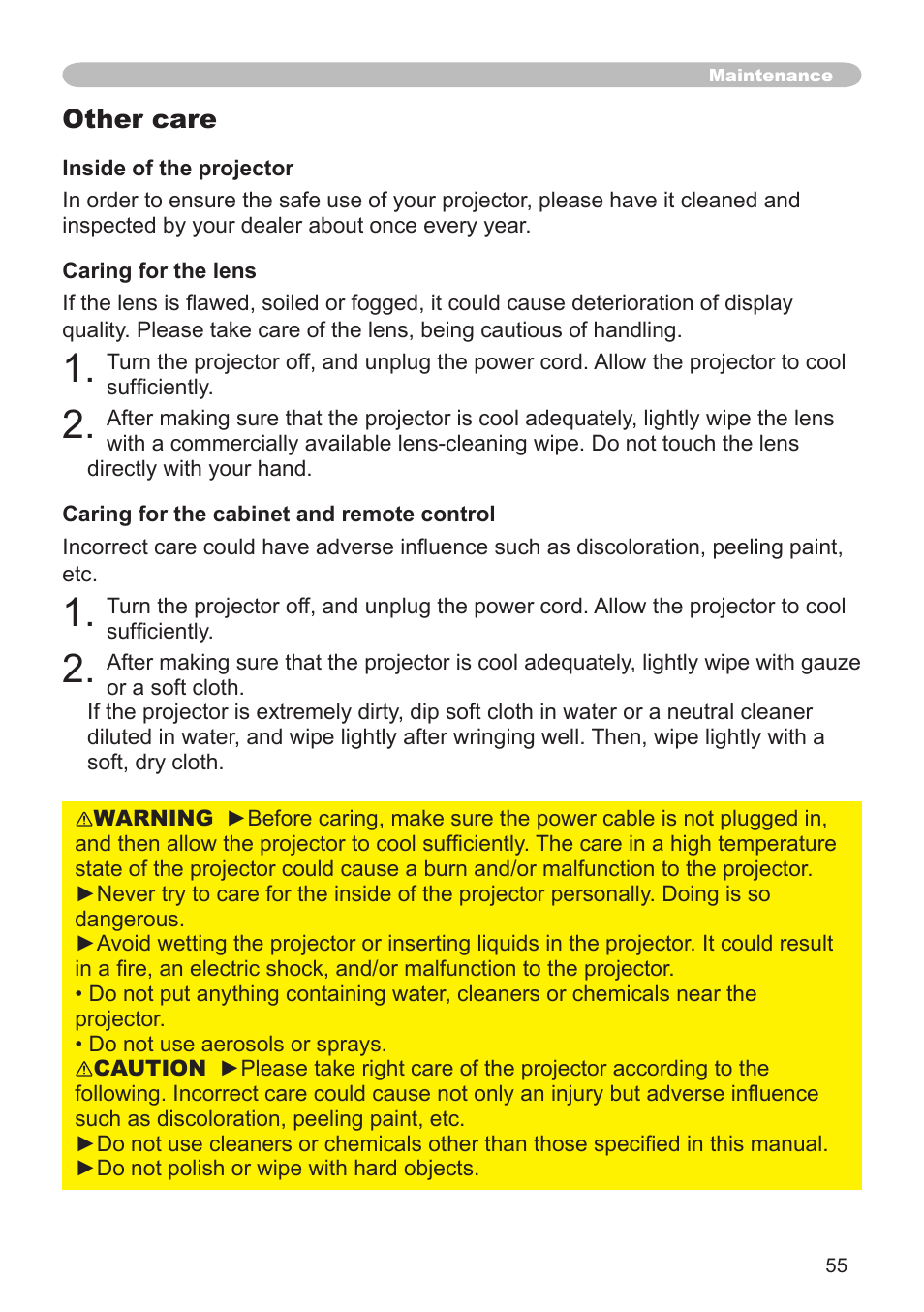 Dukane Projector 8783 User Manual | Page 55 / 61