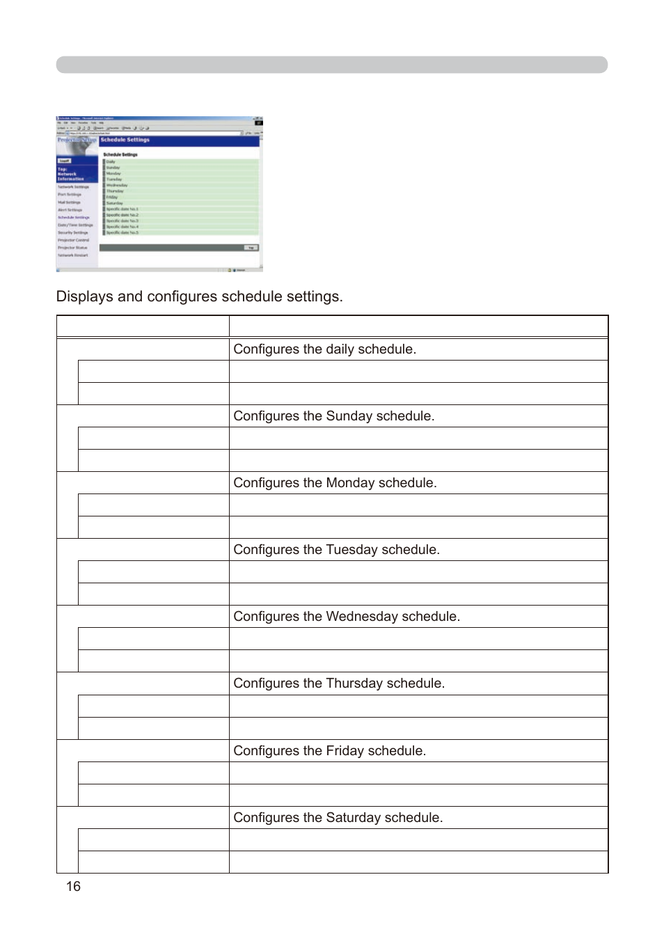 Schedule settings | Dukane 8776-RJ User Manual | Page 102 / 126