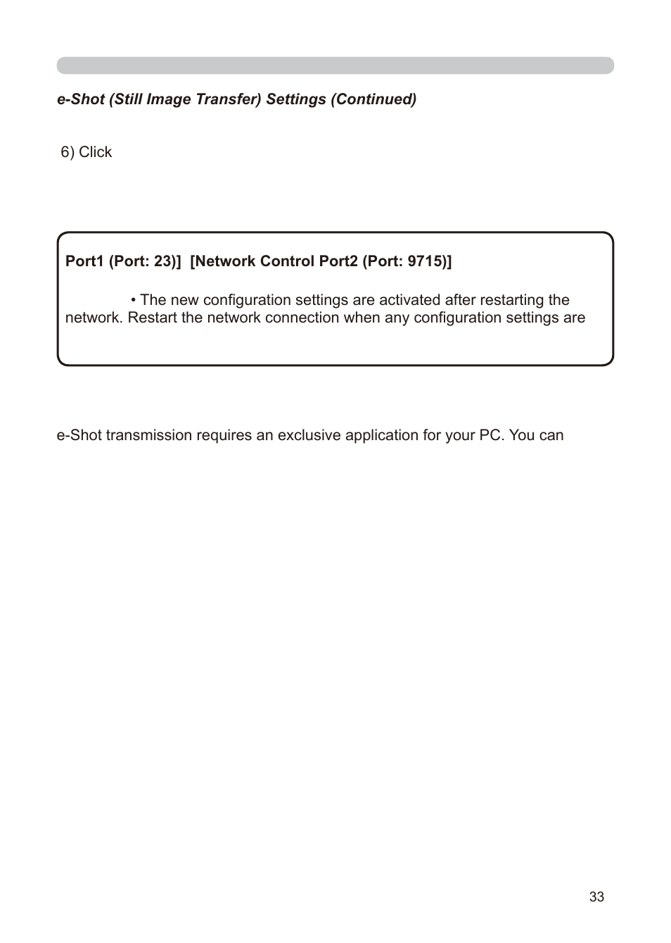 E-shot (still image transfer) transmission | Dukane 8776-RJ User Manual | Page 119 / 126