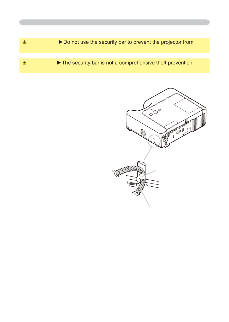 Using the security bar, Setting up | Dukane 8776-RJ User Manual | Page 12 / 126