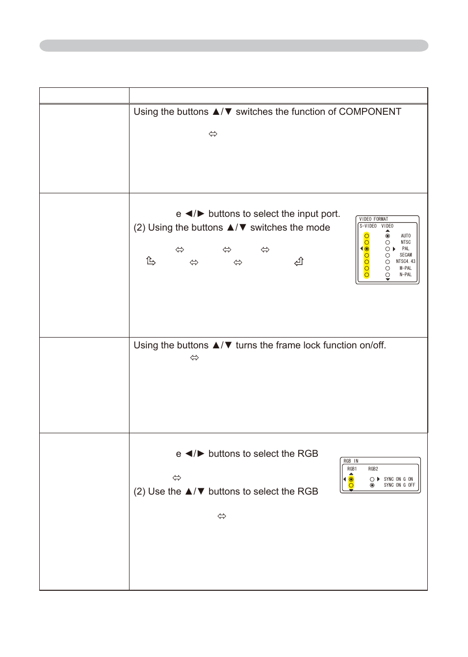 Input menu (continued) | Dukane 8776-RJ User Manual | Page 35 / 126