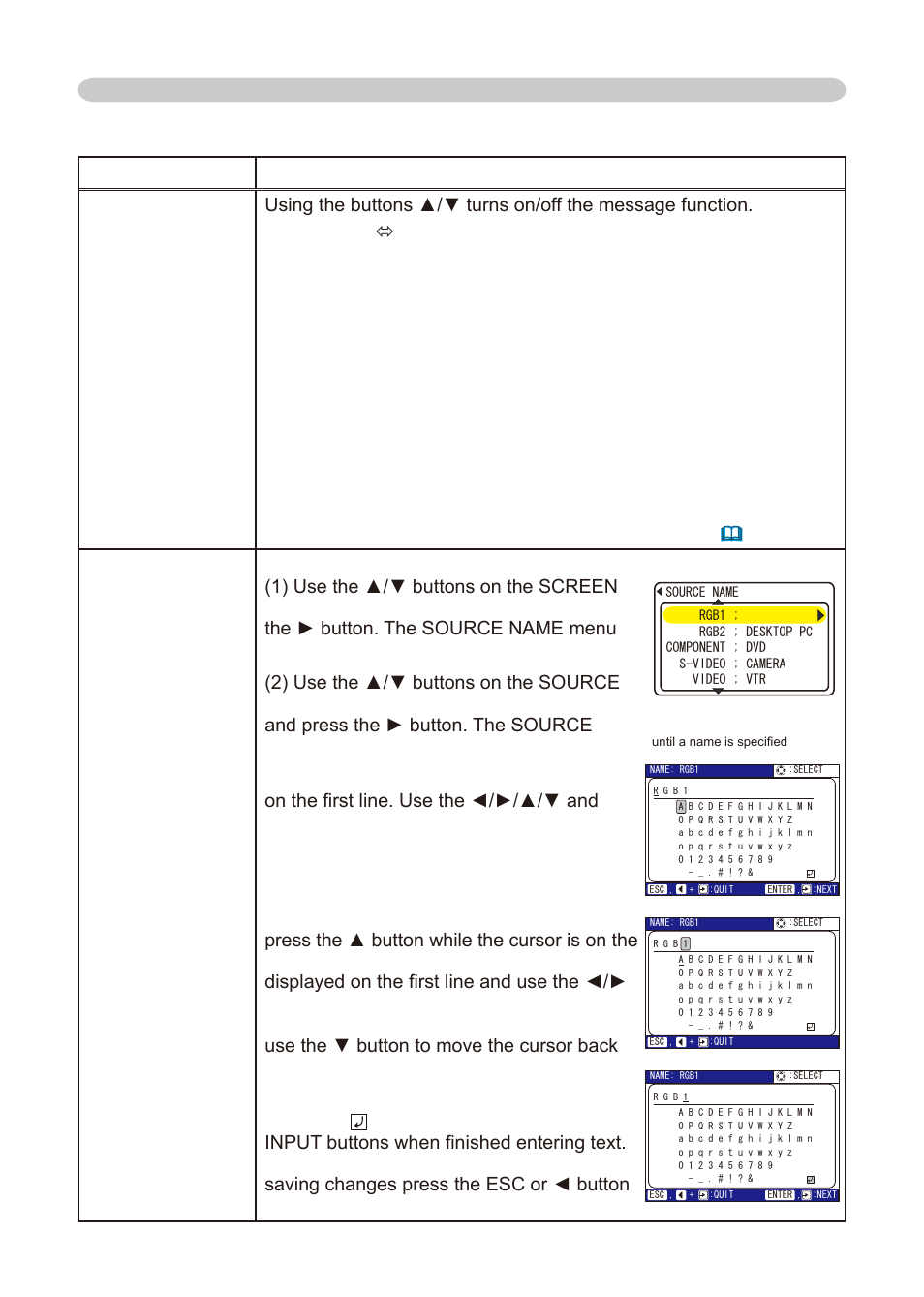 Screen menu (continued) | Dukane 8776-RJ User Manual | Page 41 / 126