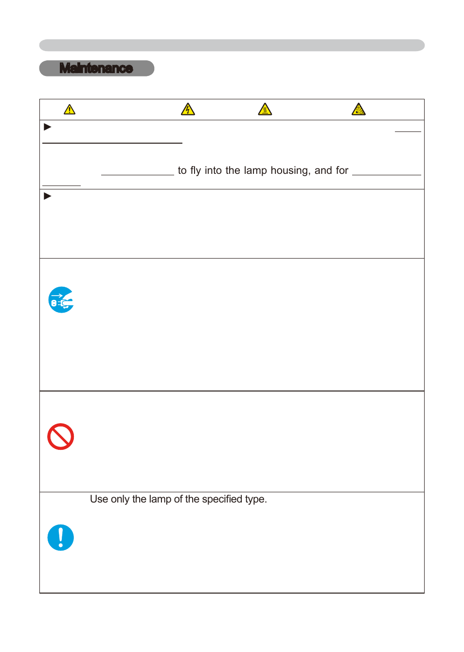 Maintenance lamp warning | Dukane 8776-RJ User Manual | Page 55 / 126