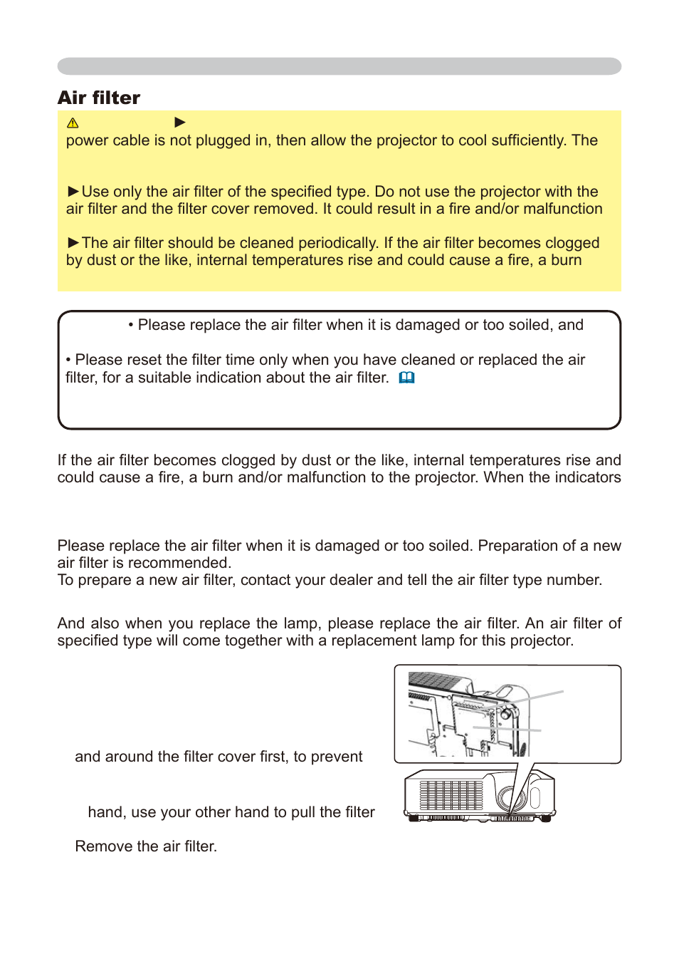 Air filter | Dukane 8776-RJ User Manual | Page 57 / 126