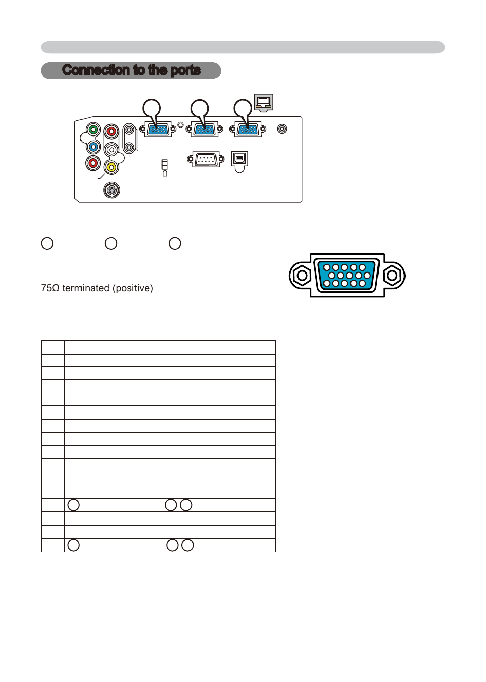 Connection to the ports, 8776-rj only, Rgb in1 | Rgb in2, Rgb out, At rgb signal | Dukane 8776-RJ User Manual | Page 71 / 126
