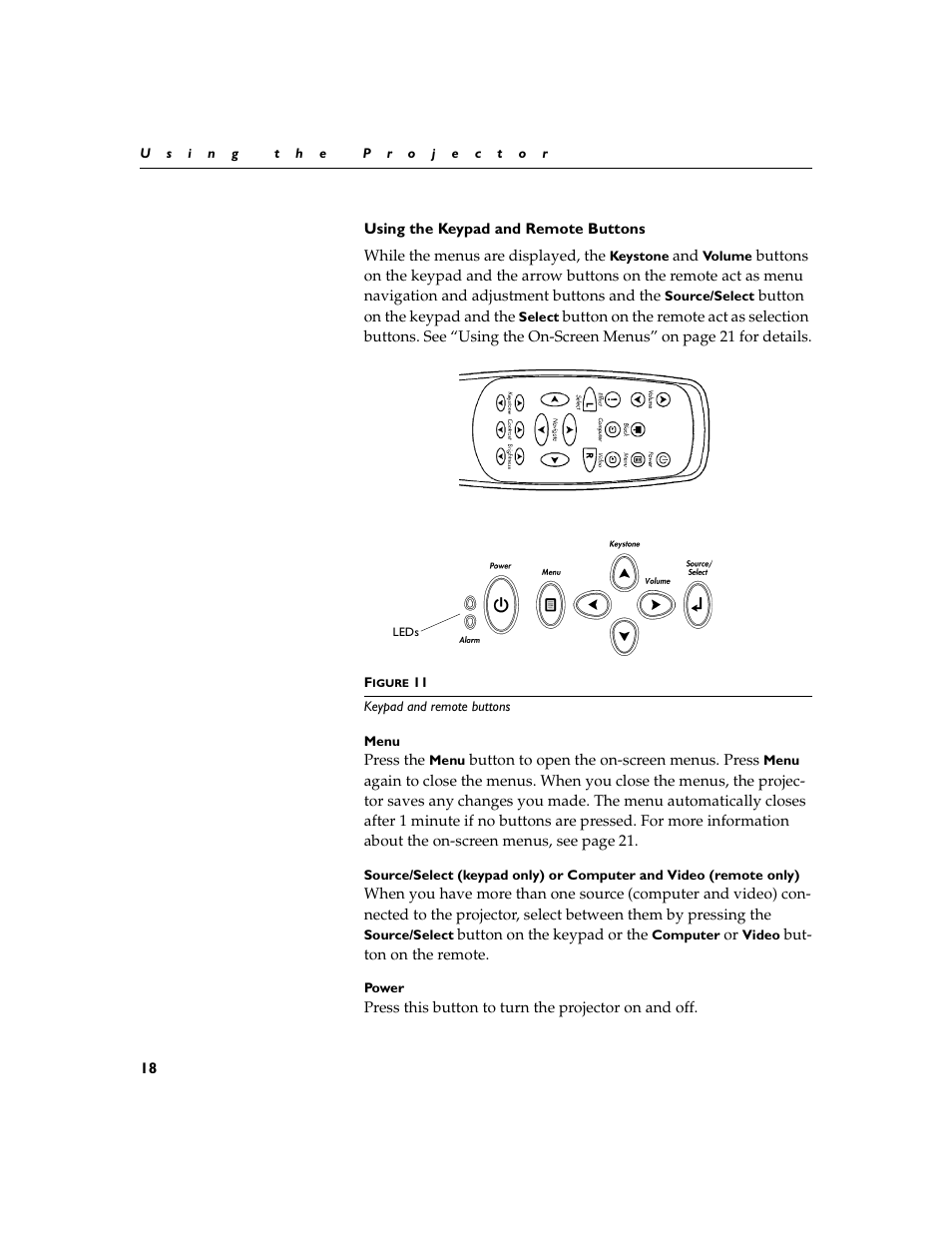 Heading2 - using the keypad and remote buttons, Using the keypad and remote buttons | Dukane 28A8753 User Manual | Page 26 / 62