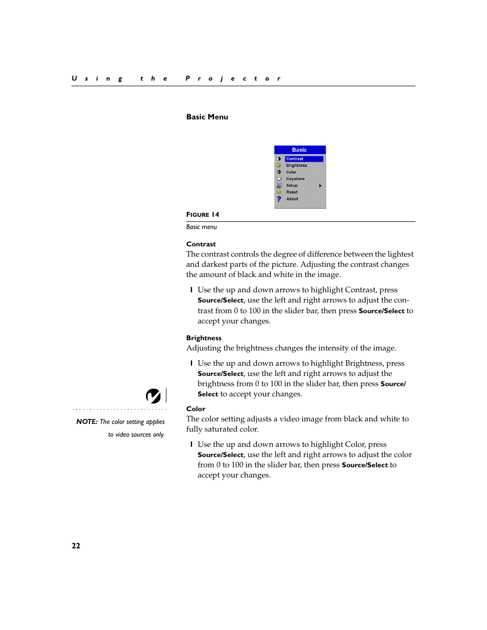 Heading2 - basic menu, Basic menu | Dukane 28A8753 User Manual | Page 30 / 62