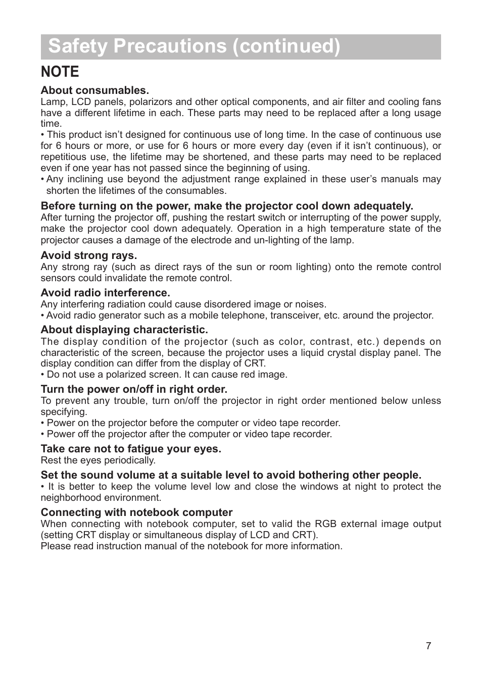 Safety precautions (continued) | Dukane 8755G-RJ User Manual | Page 125 / 128