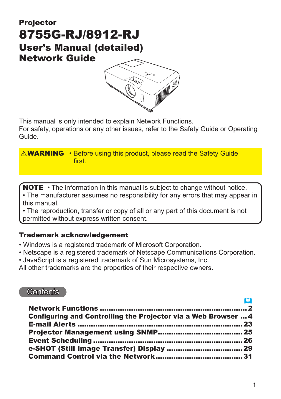 Network guide, User’s manual (detailed) network guide | Dukane 8755G-RJ User Manual | Page 67 / 128