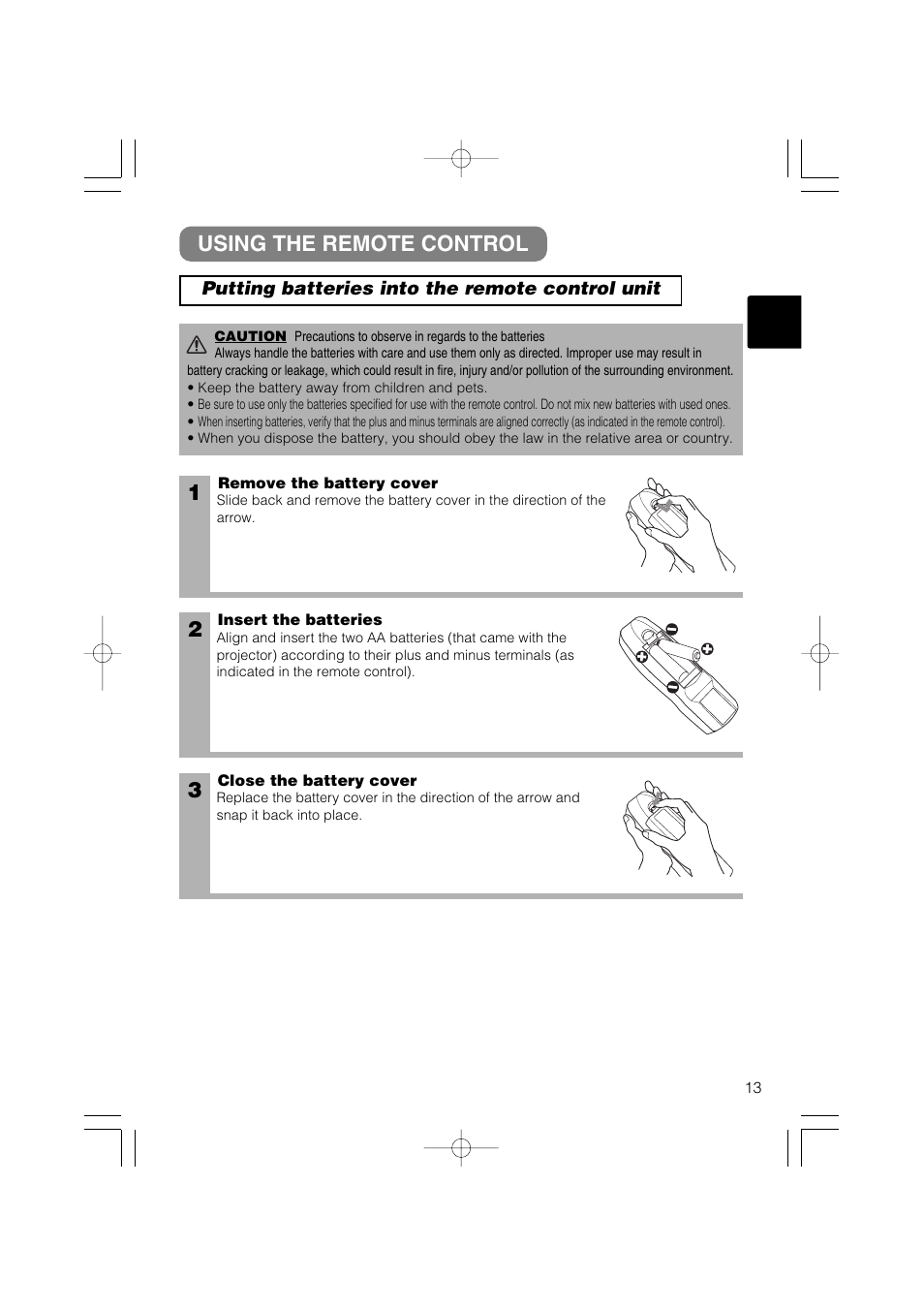 23 using the remote control | Dukane 28A8711 User Manual | Page 21 / 64