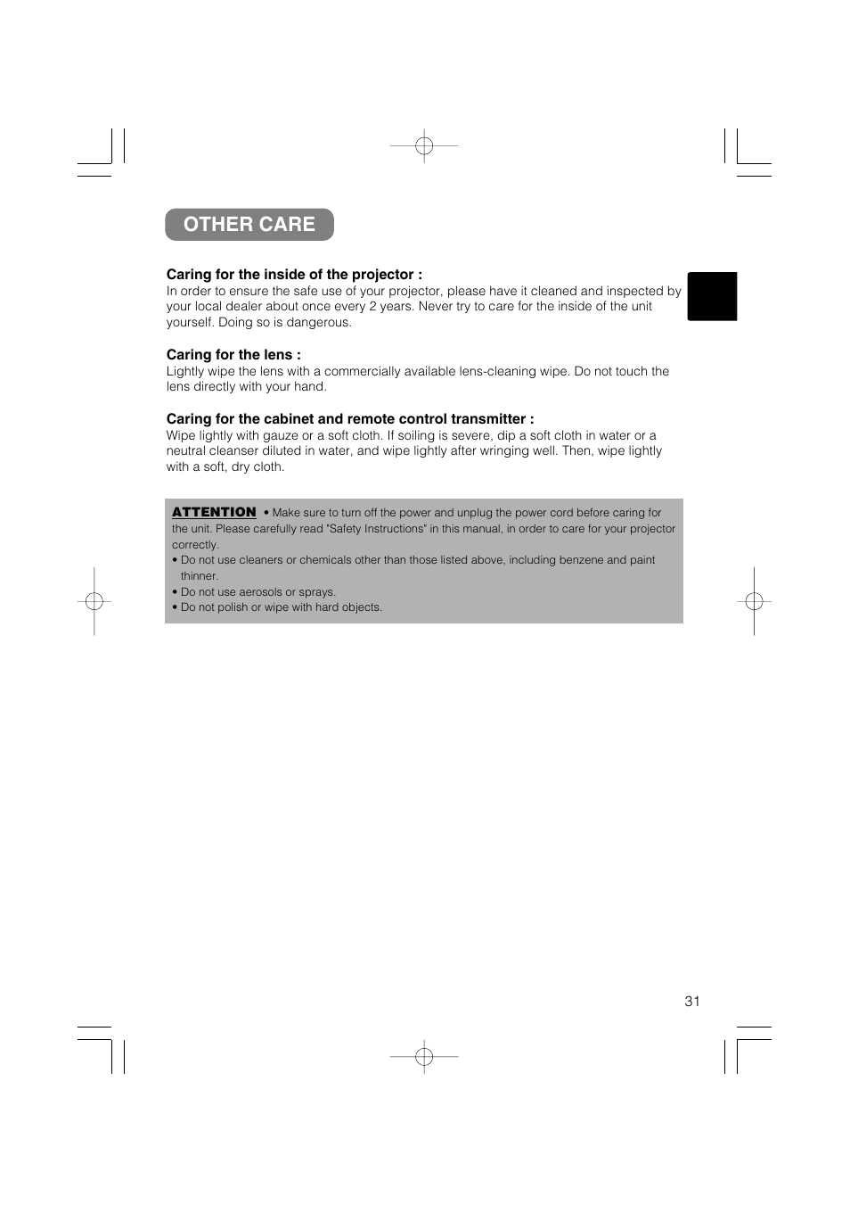 Other care | Dukane 28A8711 User Manual | Page 39 / 64