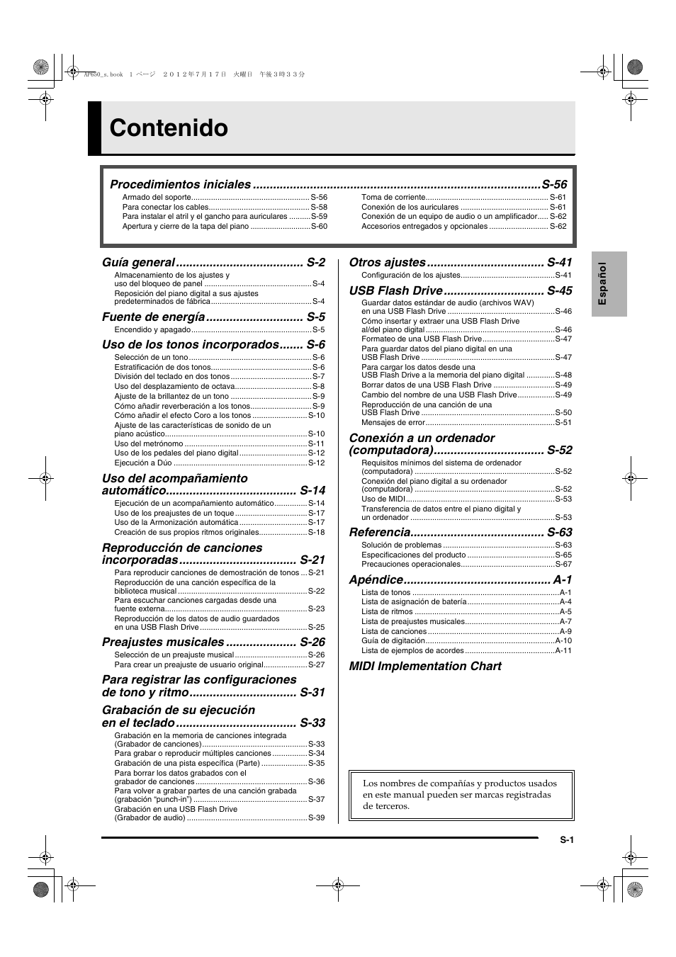 Casio AP-650M User Manual | Page 3 / 84