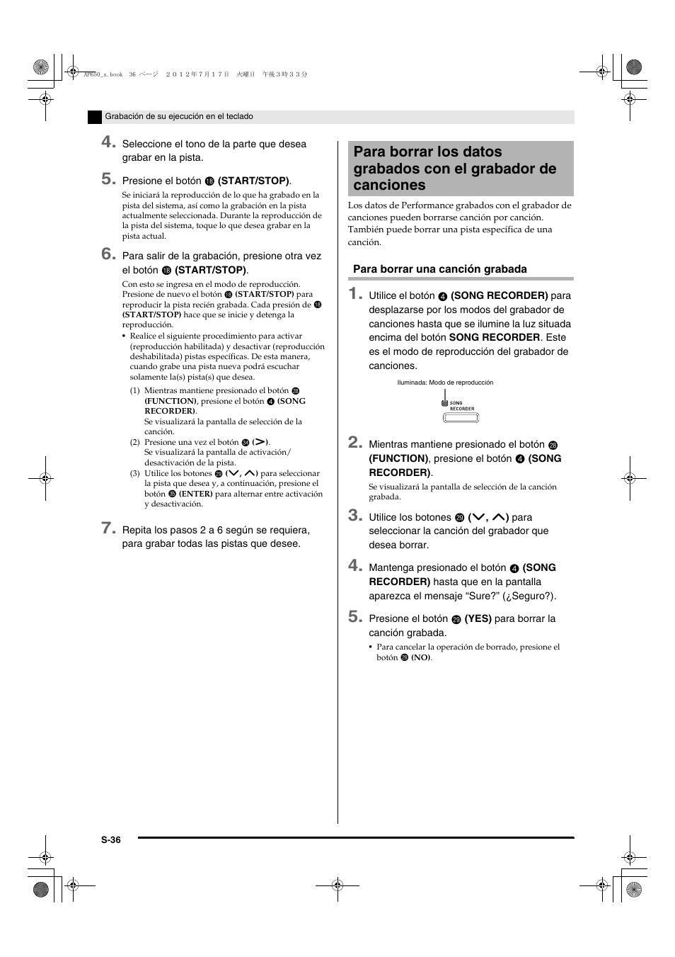 Casio AP-650M User Manual | Page 38 / 84