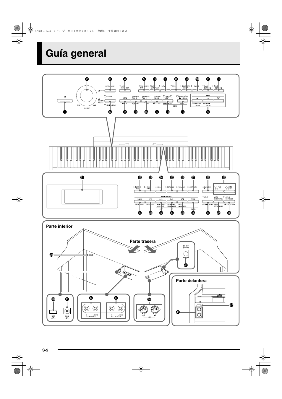 Guía general | Casio AP-650M User Manual | Page 4 / 84