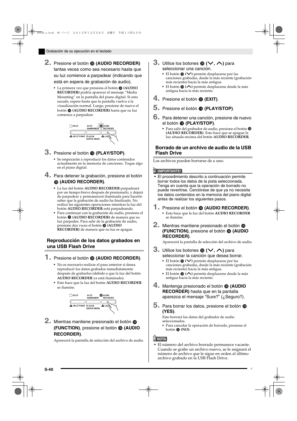 Casio AP-650M User Manual | Page 42 / 84