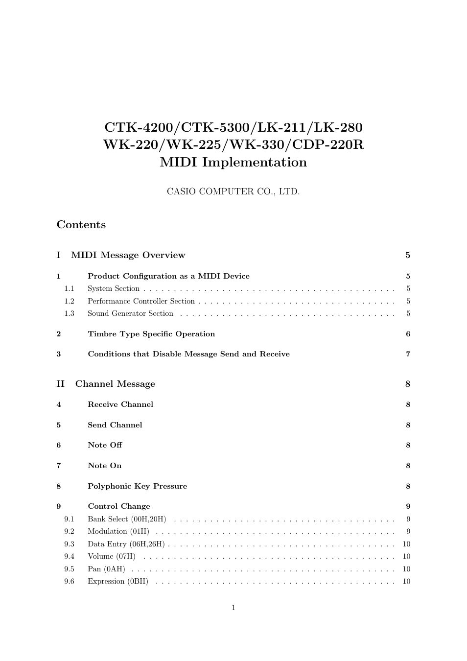 Casio CDP-220R User Manual | 43 pages