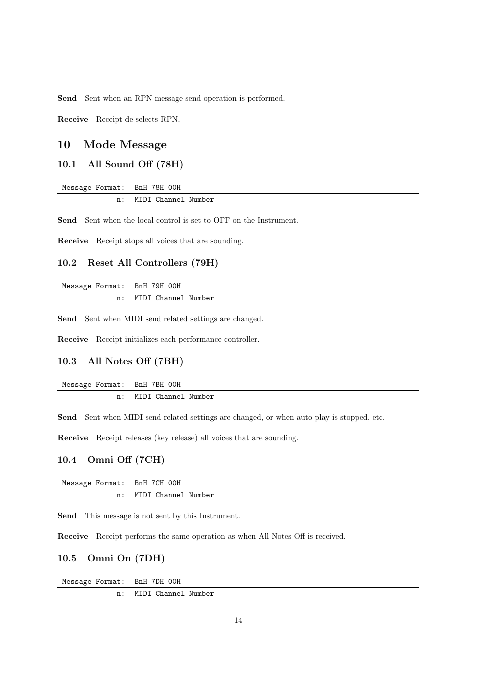 10 mode message | Casio CDP-220R User Manual | Page 14 / 43