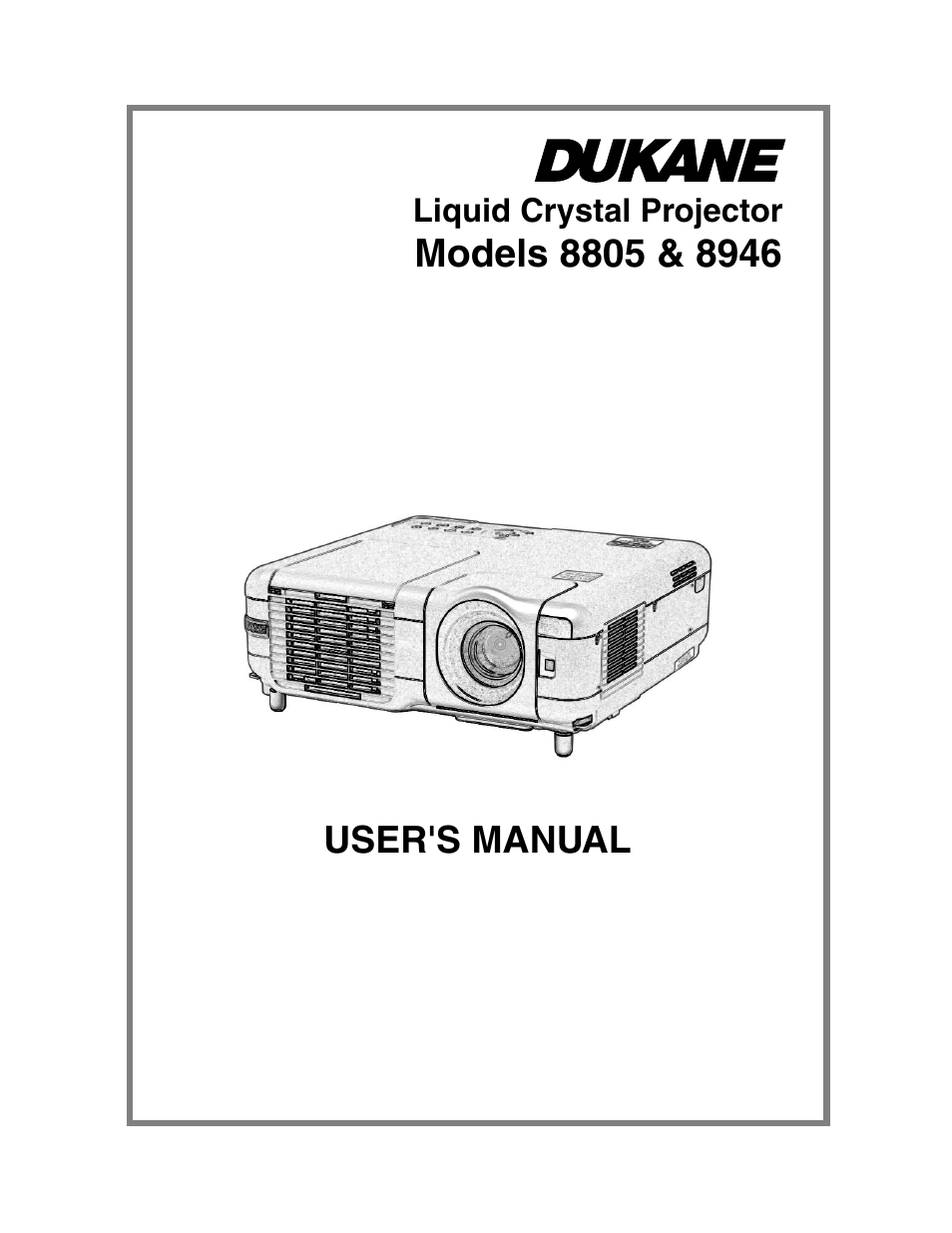 Dukane 8946 User Manual | 68 pages