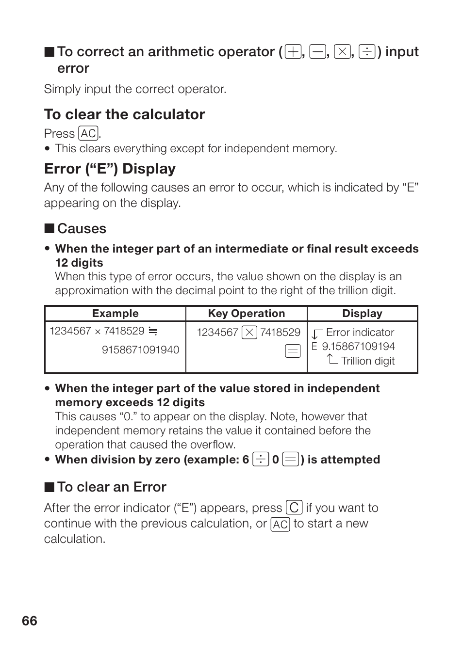 Error (“e”) display | Casio EW-B100C User Manual | Page 68 / 91