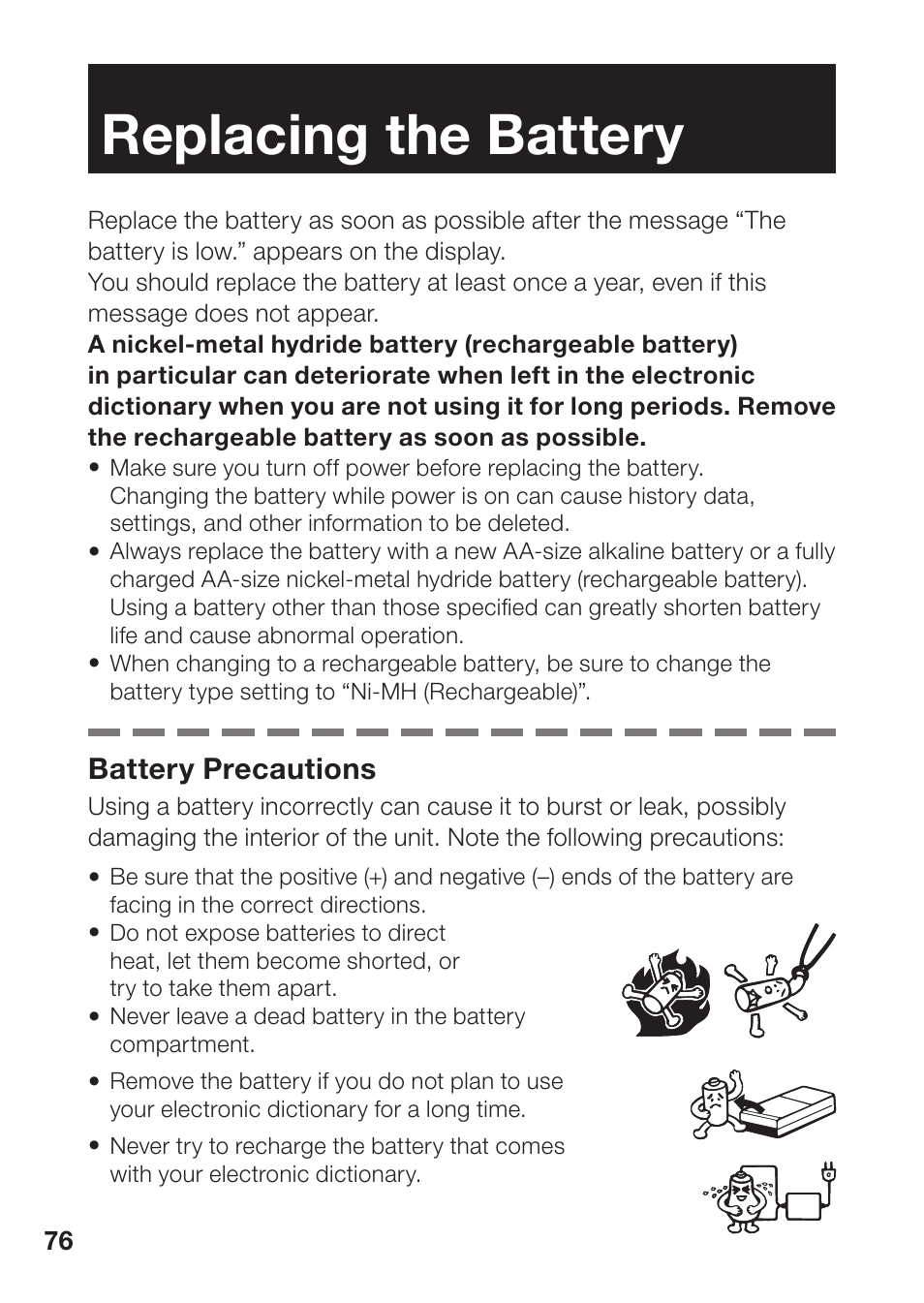 Replacing the battery | Casio EW-B100C User Manual | Page 78 / 91
