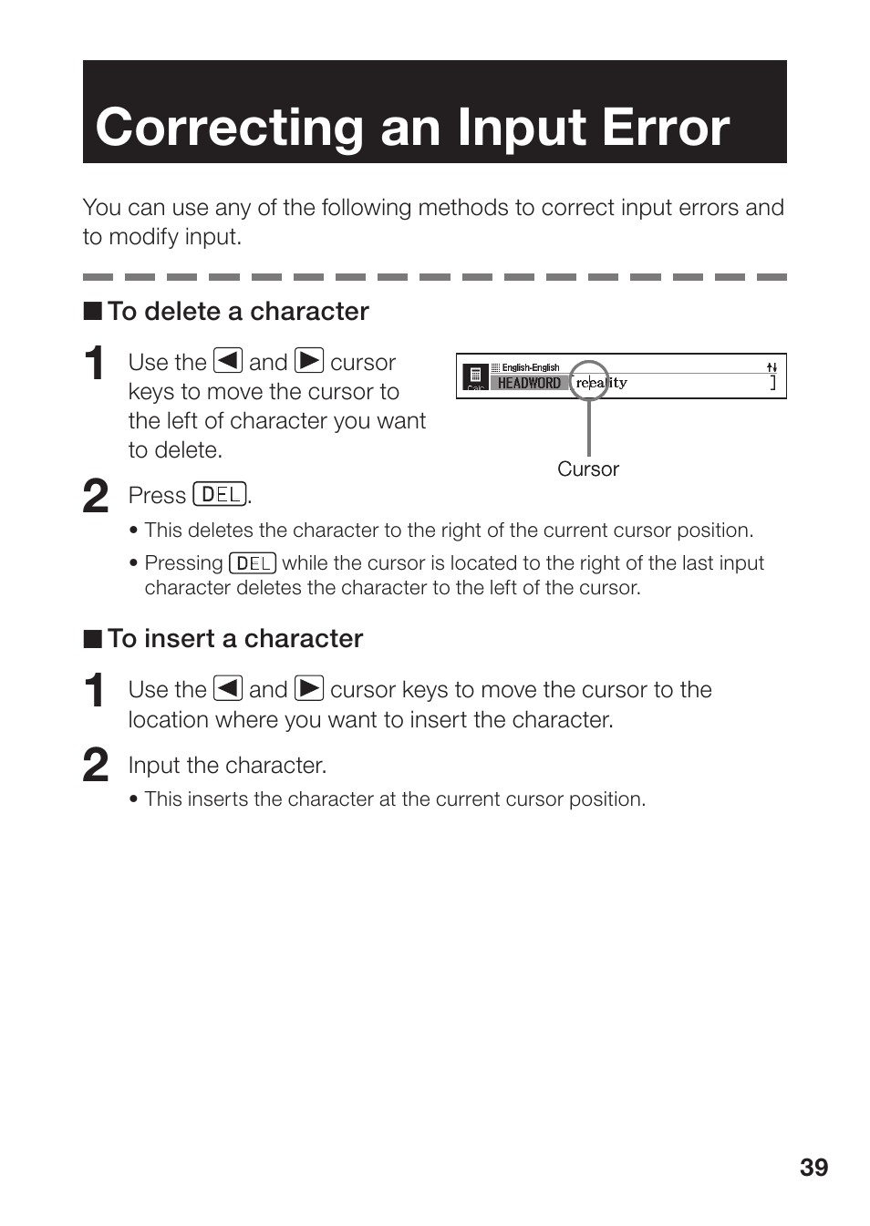 Correcting an input error | Casio EW-B2000C User Manual | Page 41 / 155