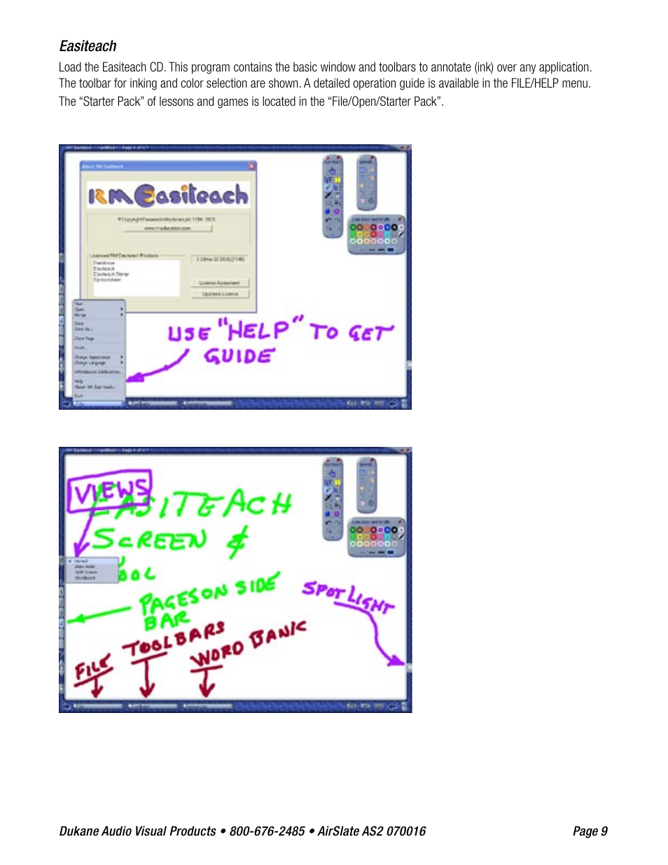 Dukane AIRSLATE AS2 User Manual | Page 11 / 36