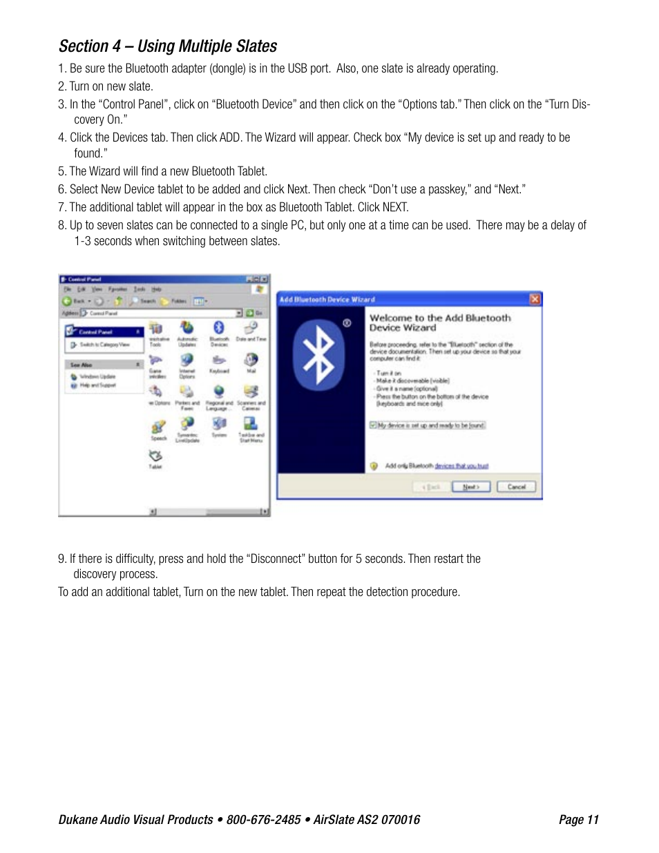 Dukane AIRSLATE AS2 User Manual | Page 13 / 36