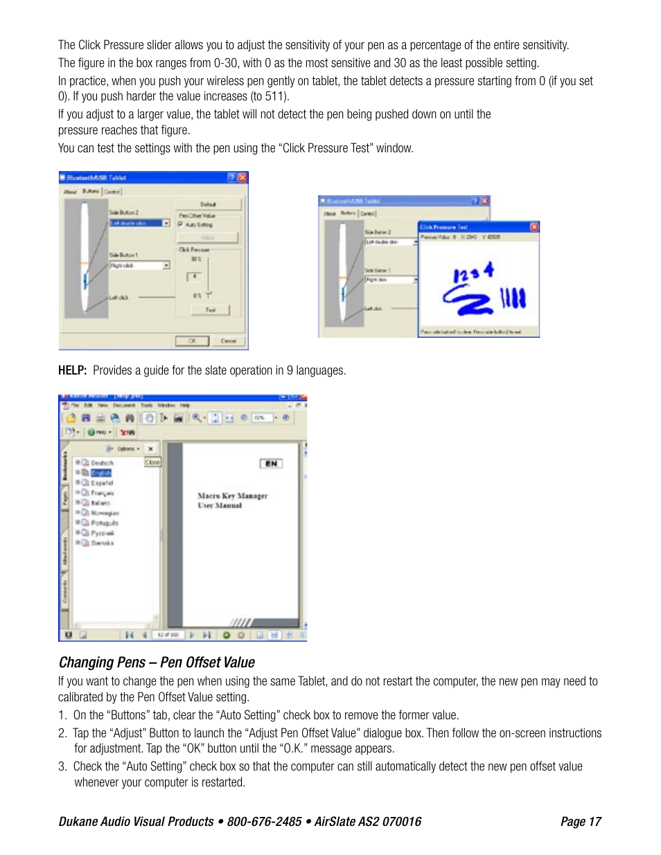 Dukane AIRSLATE AS2 User Manual | Page 19 / 36