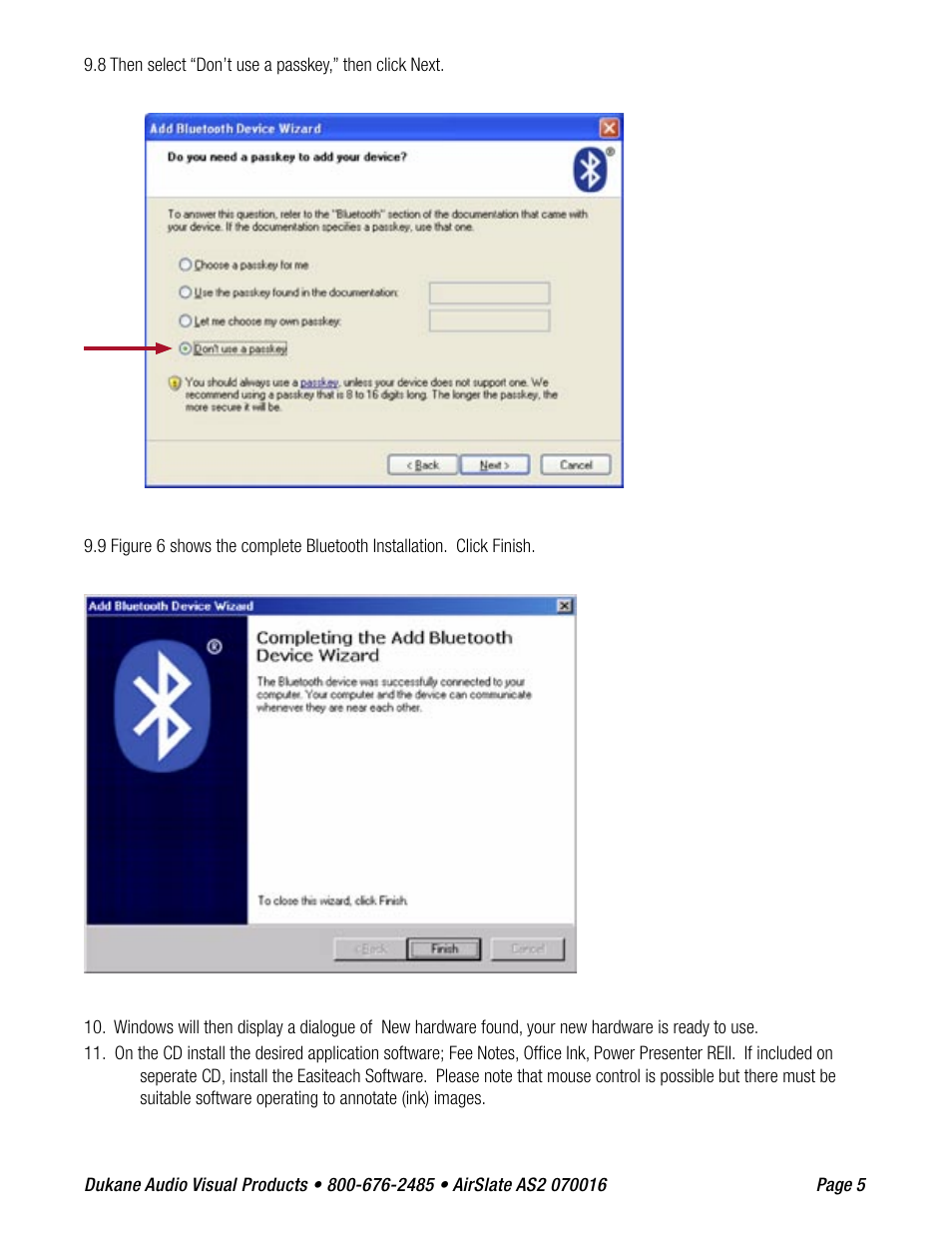 Dukane AIRSLATE AS2 User Manual | Page 7 / 36