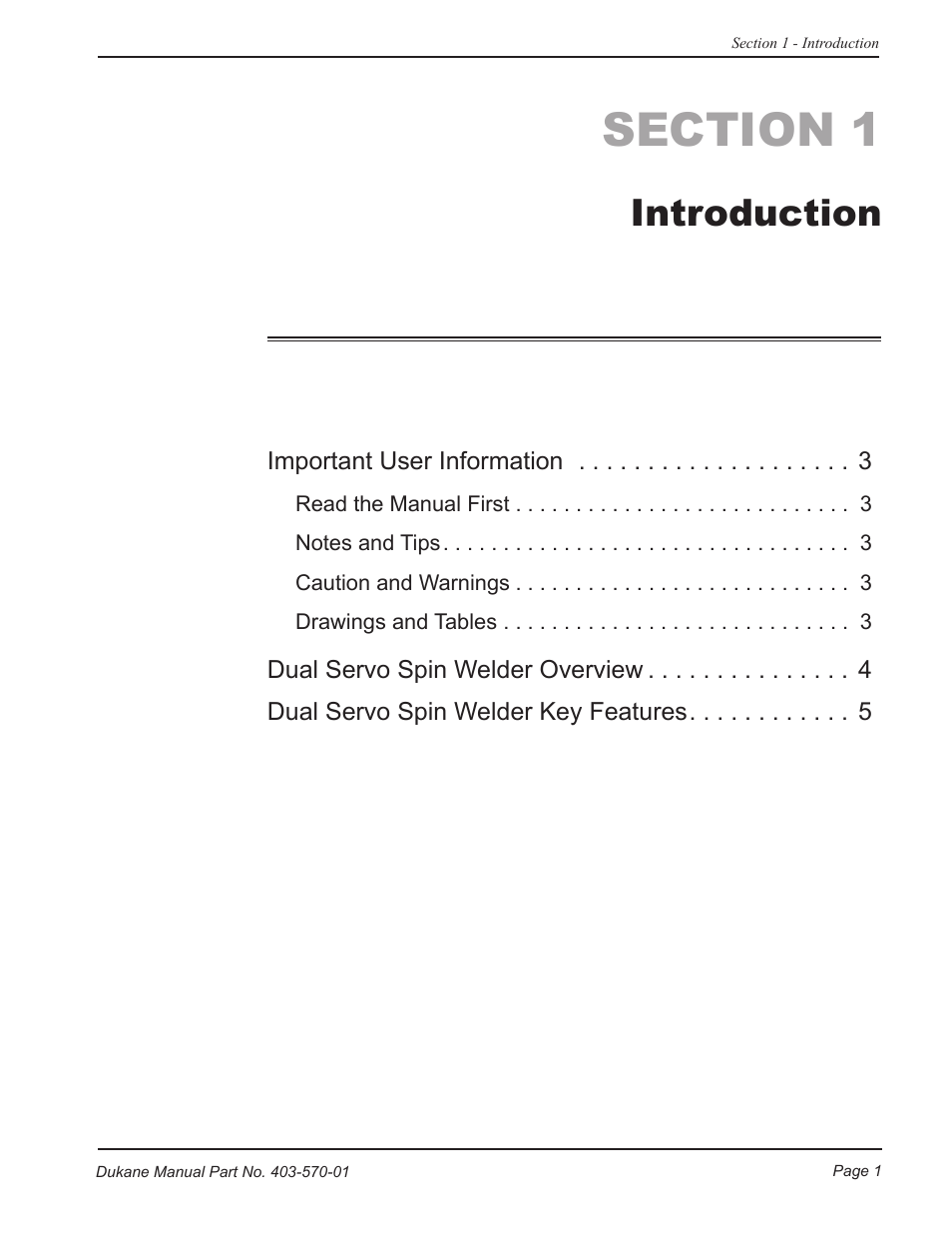 Introduction | Dukane 403-570-01 User Manual | Page 7 / 118