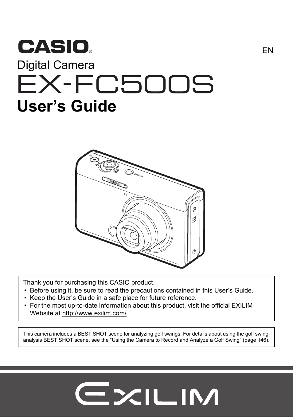 Casio EX-FC500S User Manual | 248 pages