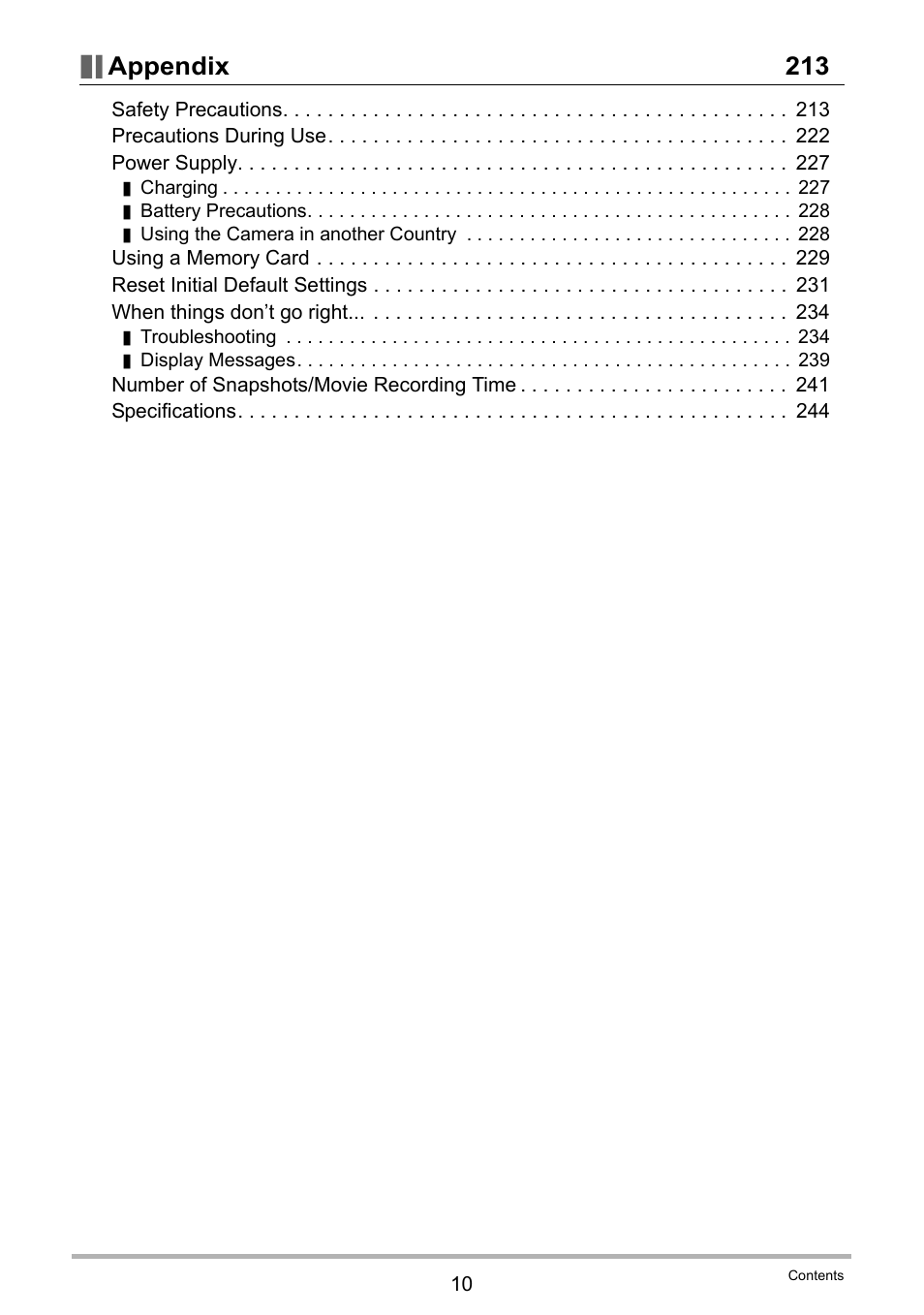 Appendix 213 | Casio EX-FC500S User Manual | Page 10 / 248