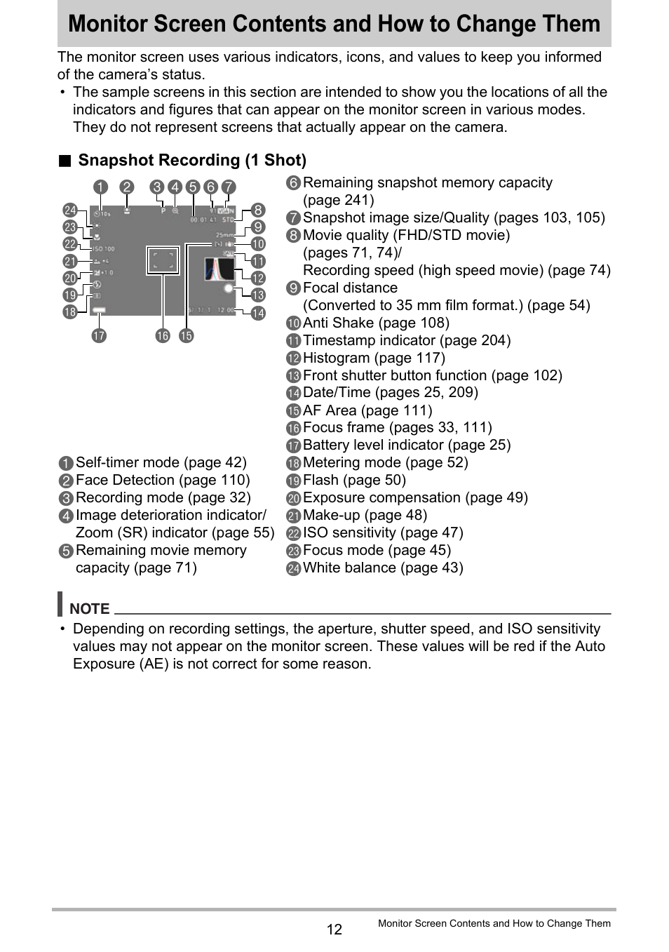 Monitor screen contents and how to change them | Casio EX-FC500S User Manual | Page 12 / 248