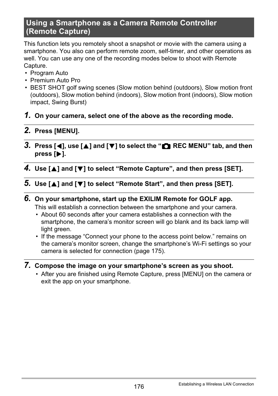 Casio EX-FC500S User Manual | Page 176 / 248