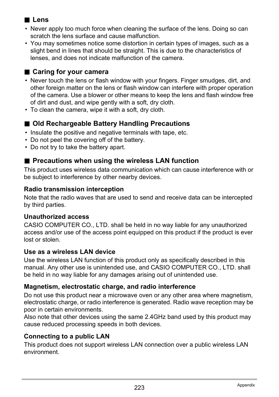 Casio EX-FC500S User Manual | Page 223 / 248