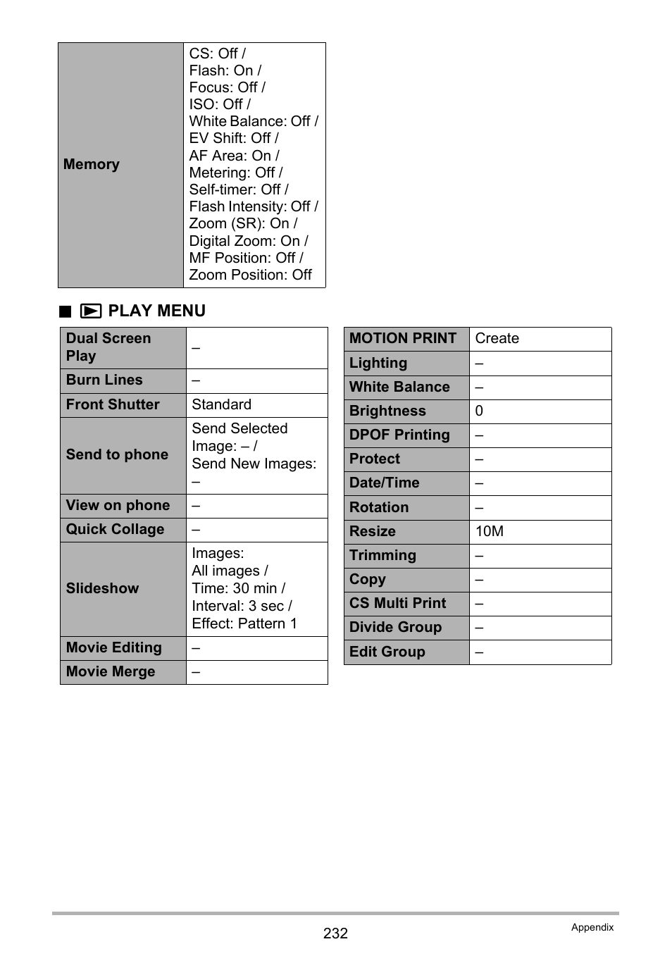 Casio EX-FC500S User Manual | Page 232 / 248