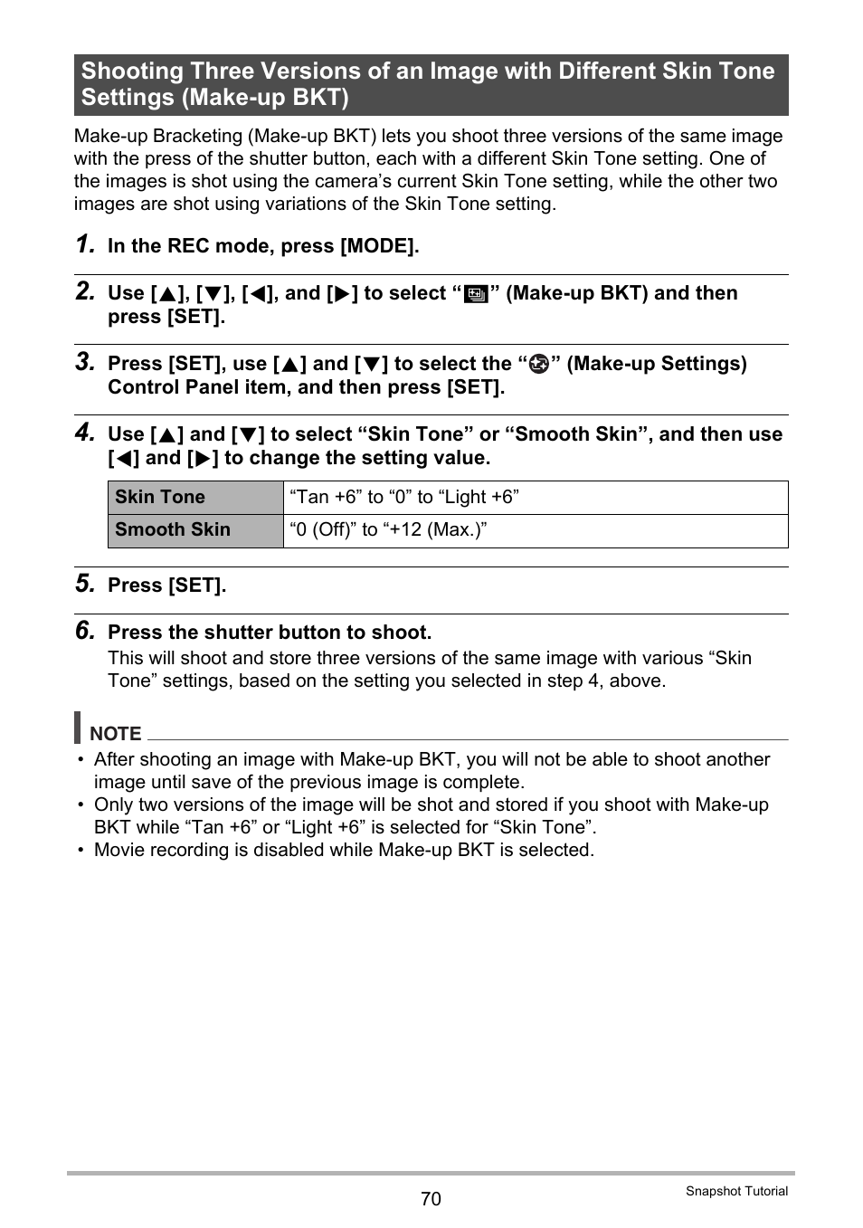 Casio EX-FC500S User Manual | Page 70 / 248