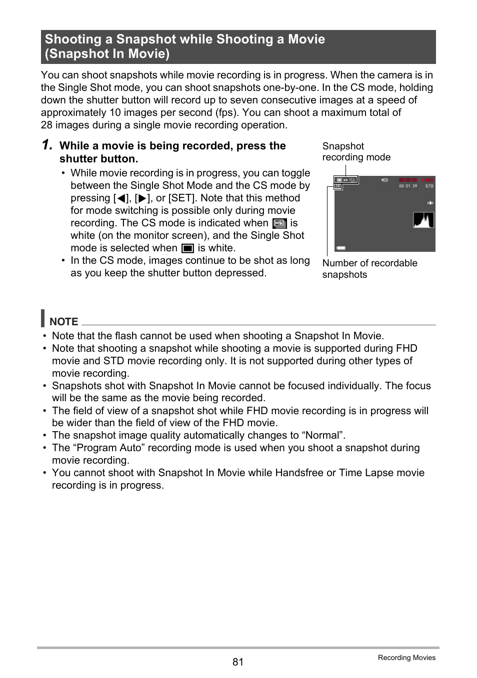Casio EX-FC500S User Manual | Page 81 / 248