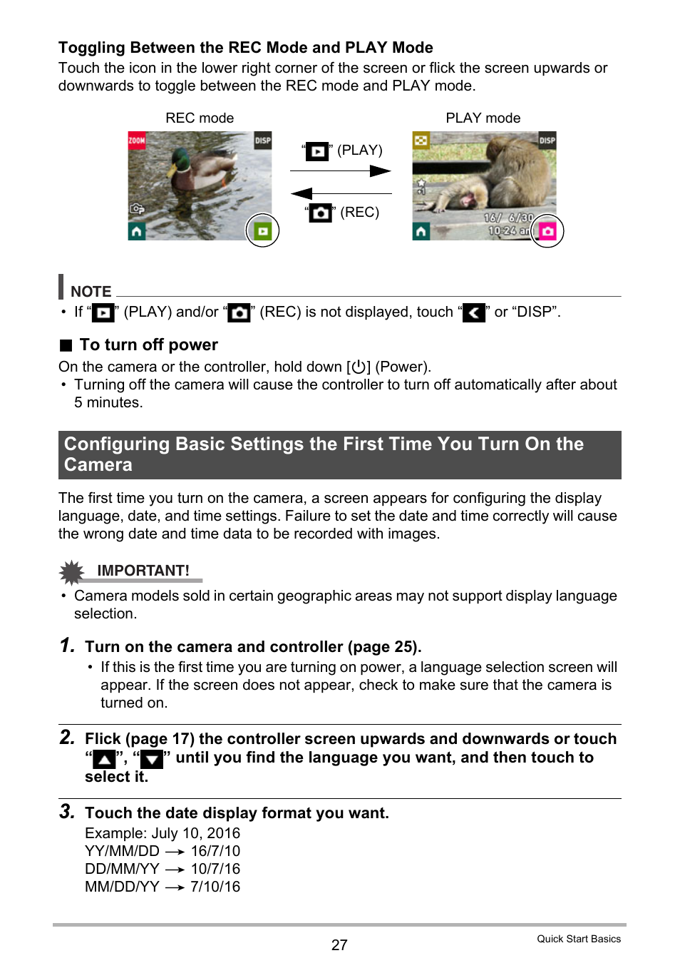 Casio EX-FR10 (Camera: Ver. 1.00 and 1.01, Controller: Ver. 1.00) User Manual | Page 27 / 119