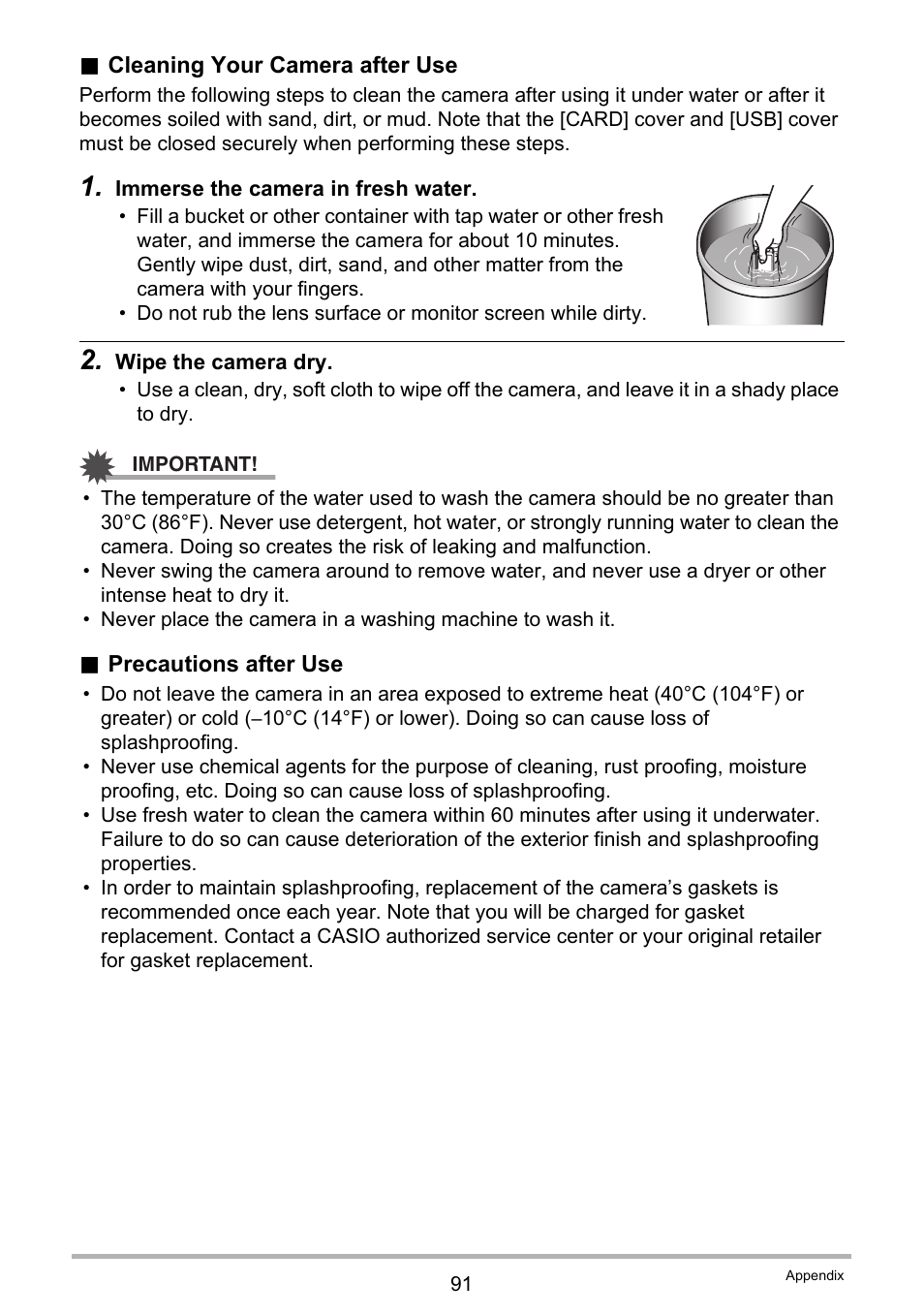 Casio EX-FR10 (Camera: Ver. 1.00 and 1.01, Controller: Ver. 1.00) User Manual | Page 91 / 119